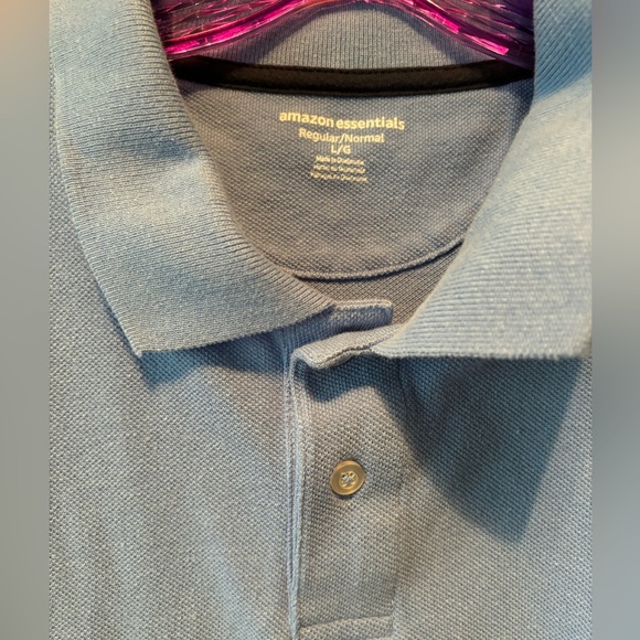 Amazon Essentials Men’s Polo Short Sleeve Shirt Size Large - Picture 4 of 4